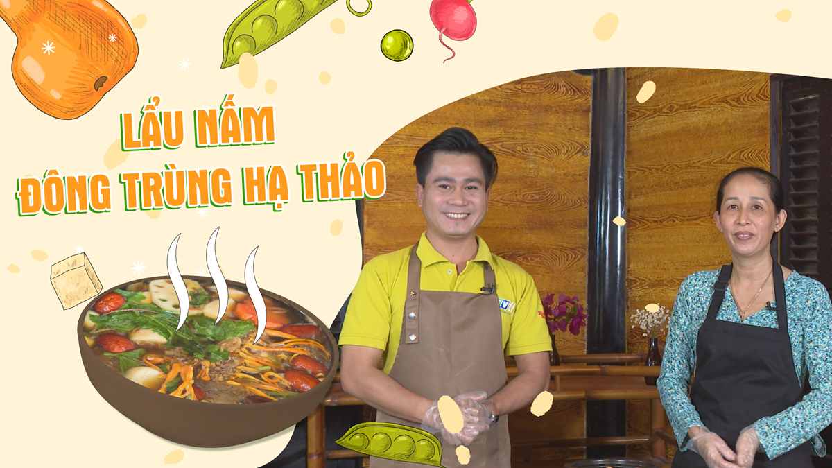 Lẩu nấm đông trùng hạ thảo