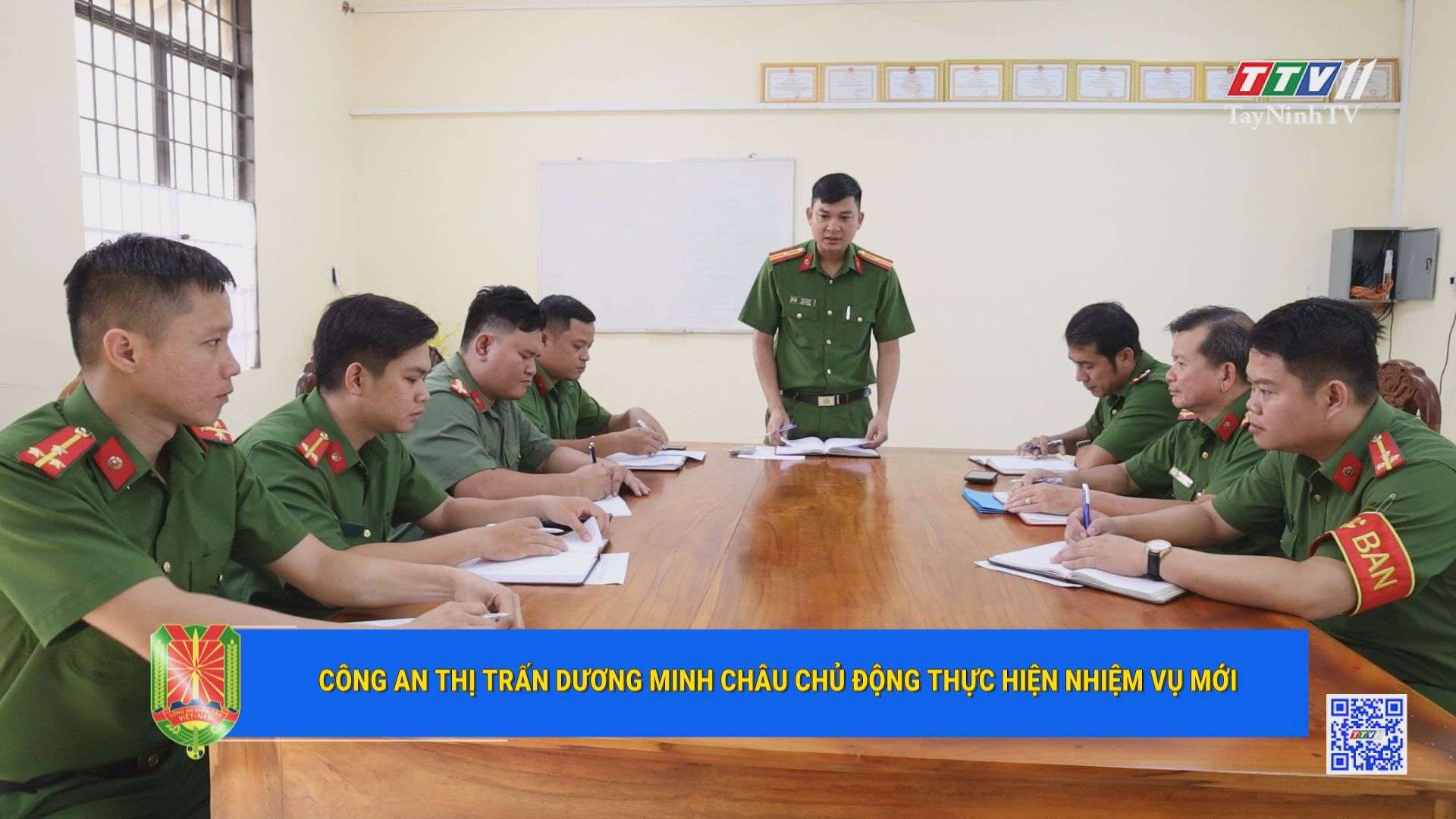 Công an thị trấn Dương Minh Châu chủ động trong thực hiện nhiệm vụ mới
