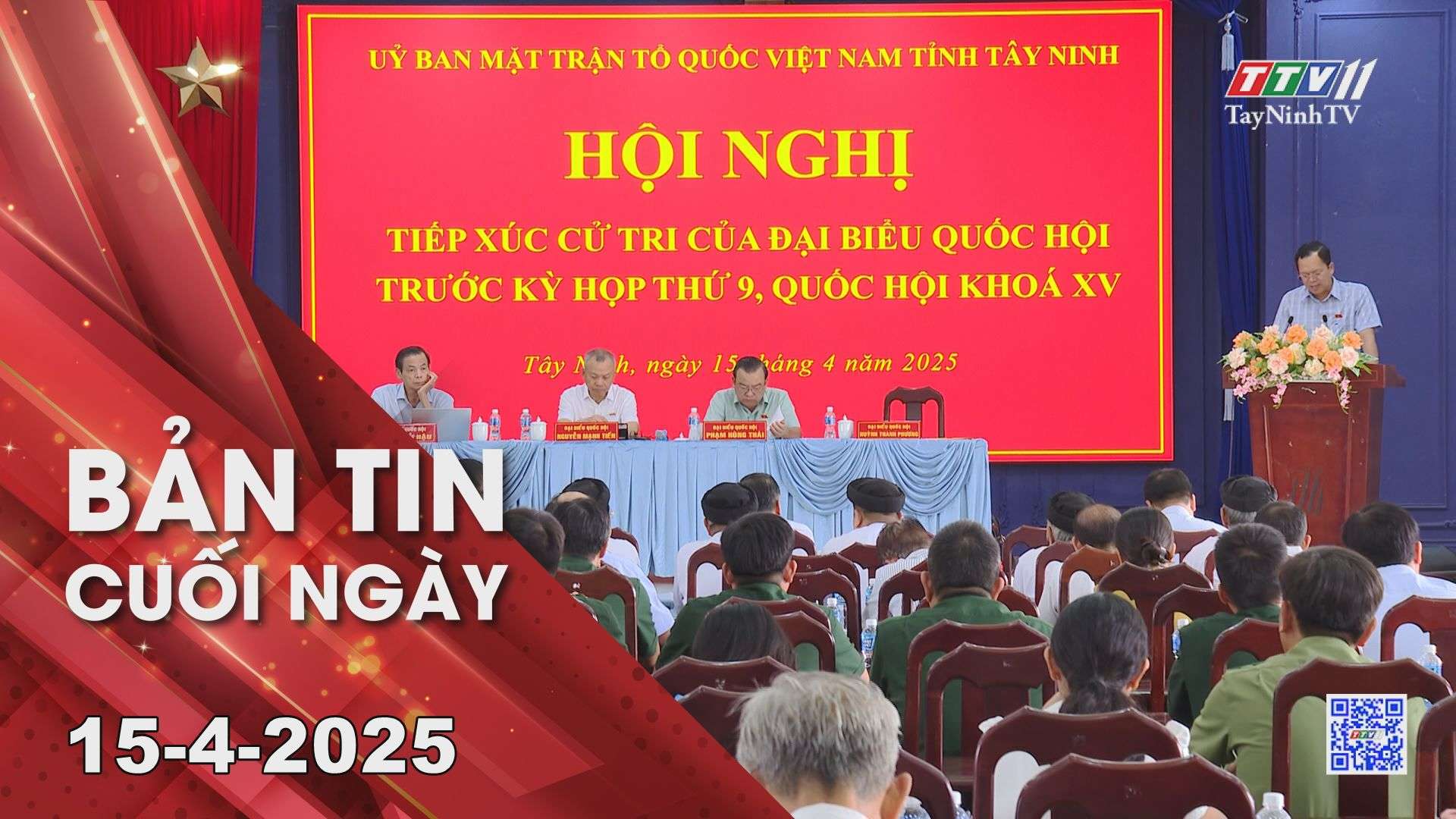 Bản tin cuối ngày 15-4-2025 | Tin tức hôm nay | TayNinhTV