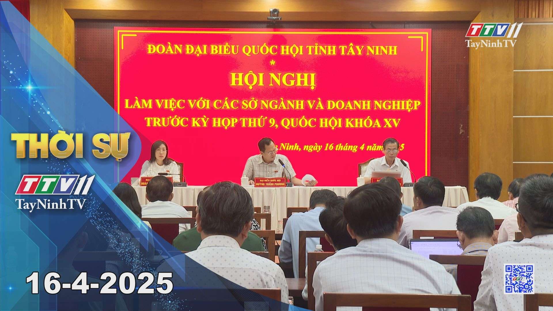 Thời sự Tây Ninh 16-4-2025 | Tin tức hôm nay
