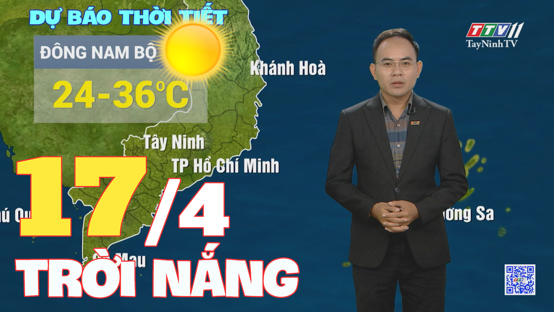 Bản tin thời tiết 17-4-2025 | TayNinhTVEnt