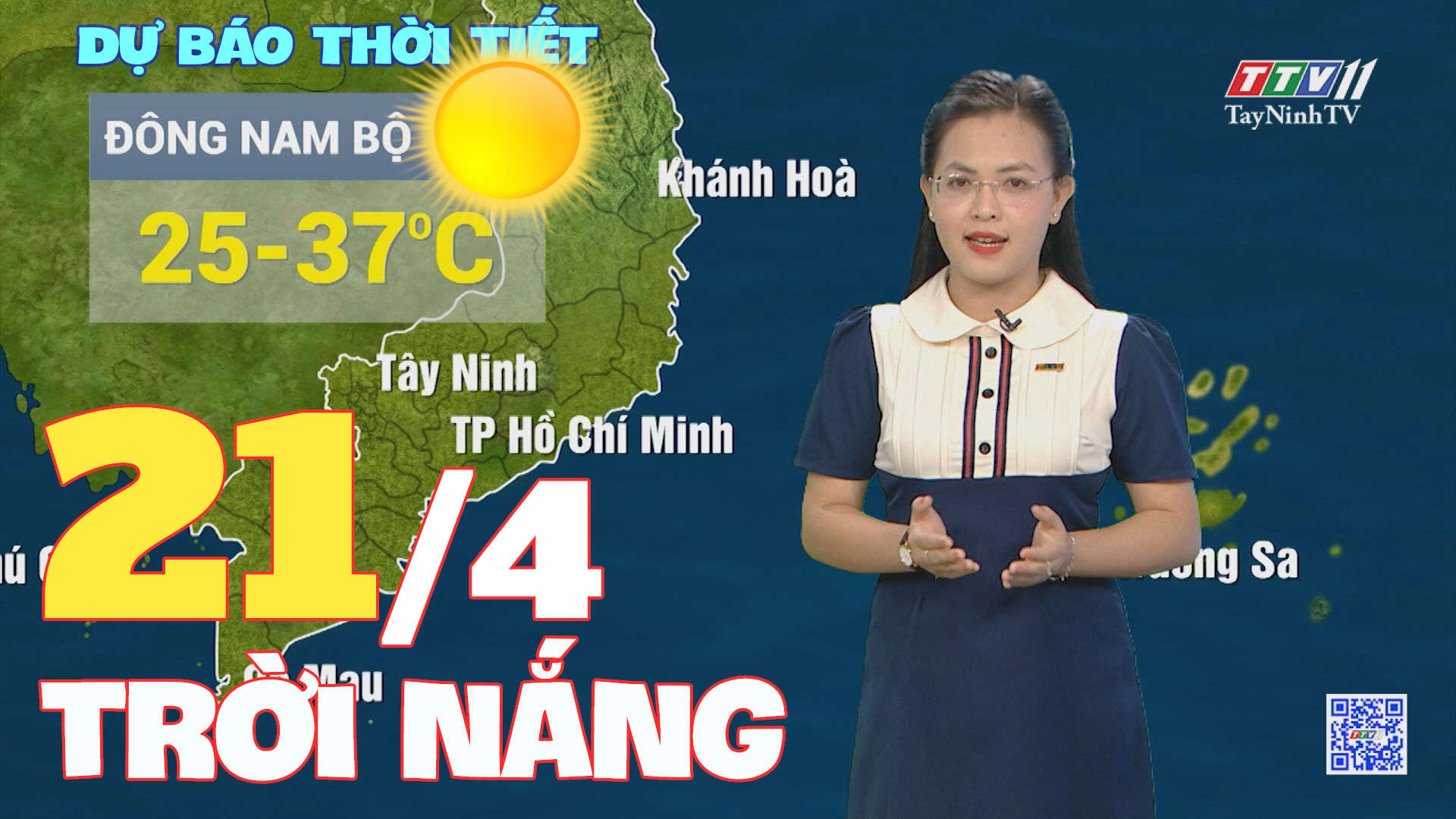 Bản tin thời tiết 21-4-2025