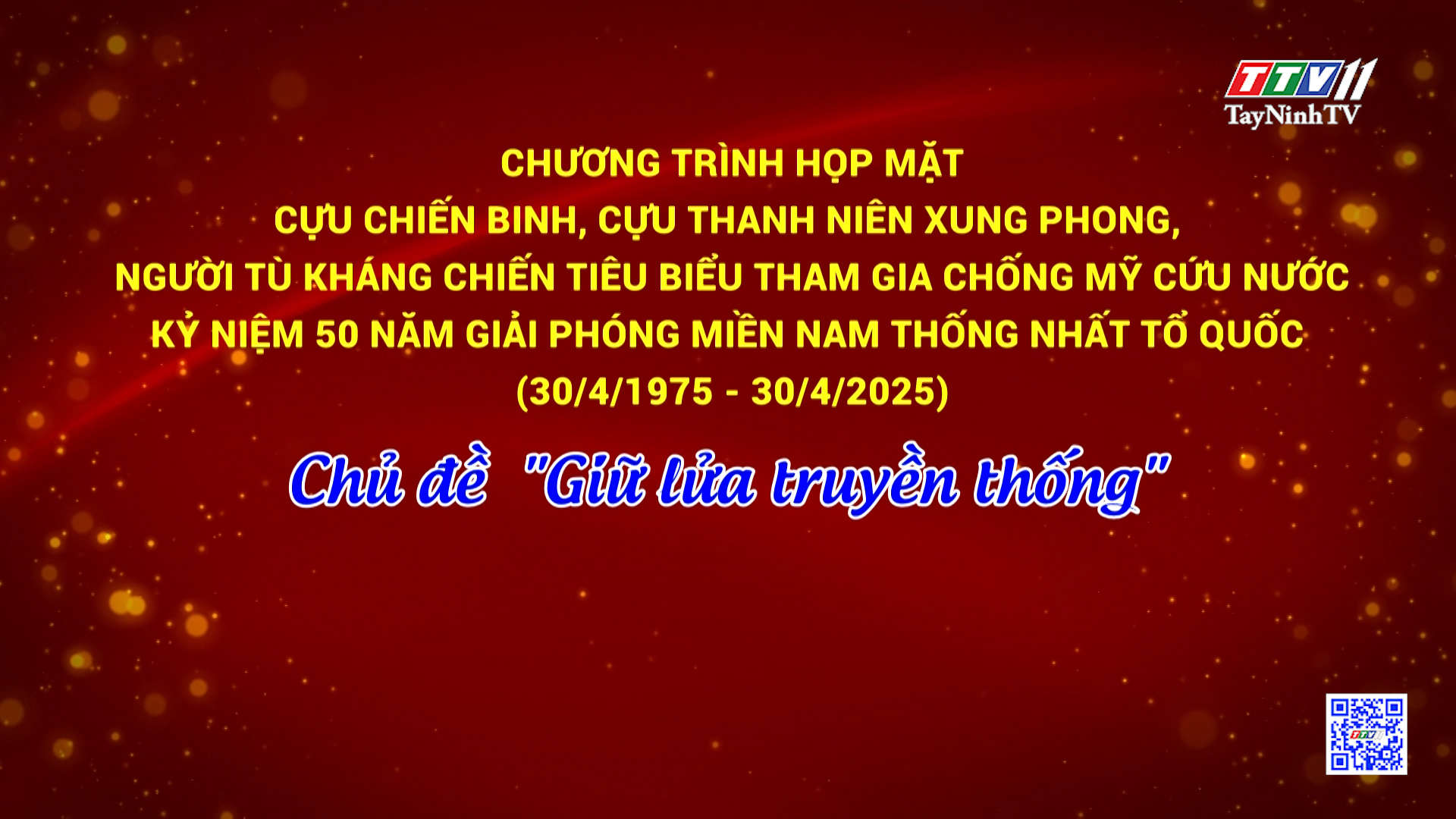 Giữ lửa truyền thống | TayNinhTV