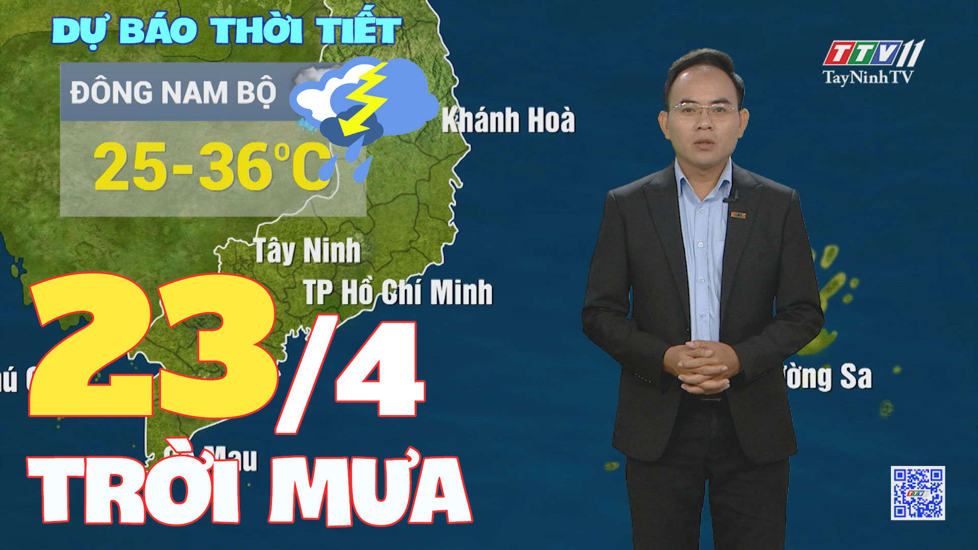 Bản tin thời tiết 23-4-2025