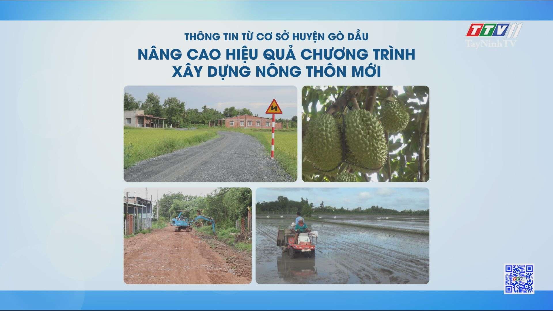 Nâng cao hiệu quả chương trình xây dựng nông thôn mới | Thông tin từ cơ sở | TayNinhTV
