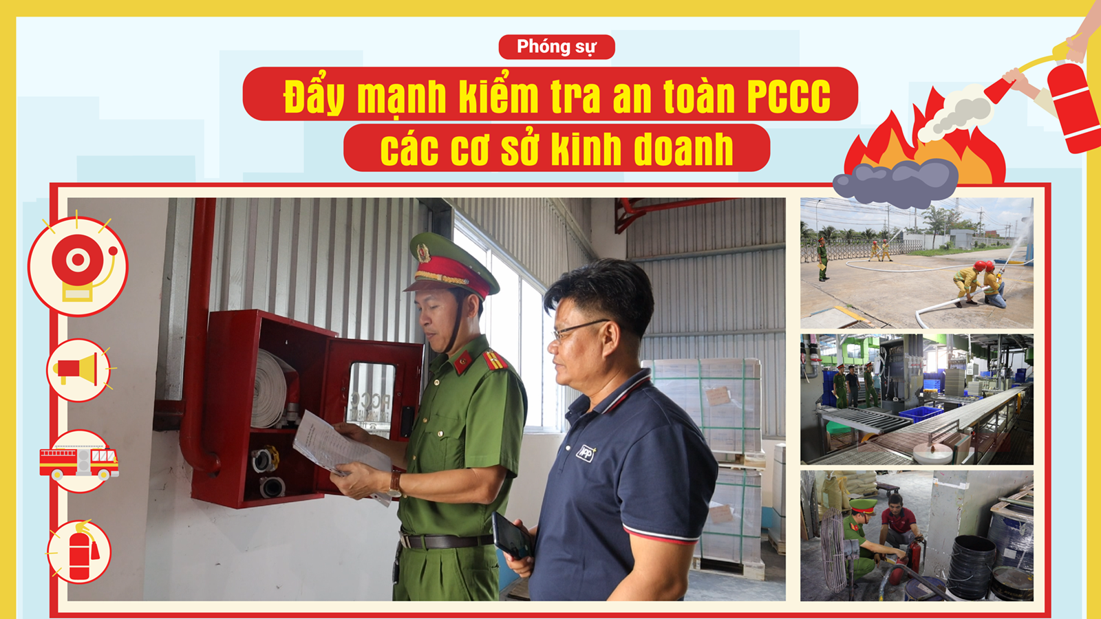 Đẩy mạnh kiểm tra an toàn PCCC các cơ sở kinh doanh | PHÓNG SỰ