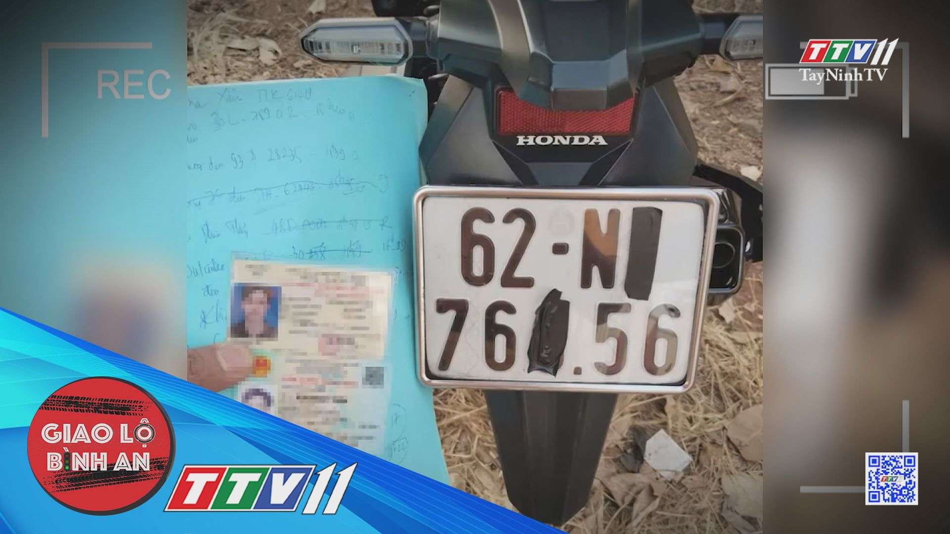 Che biển số xe khi lưu thông thủ thuật nhỏ hệ lụy lớn | Giao lộ bình an | TayNinhTV