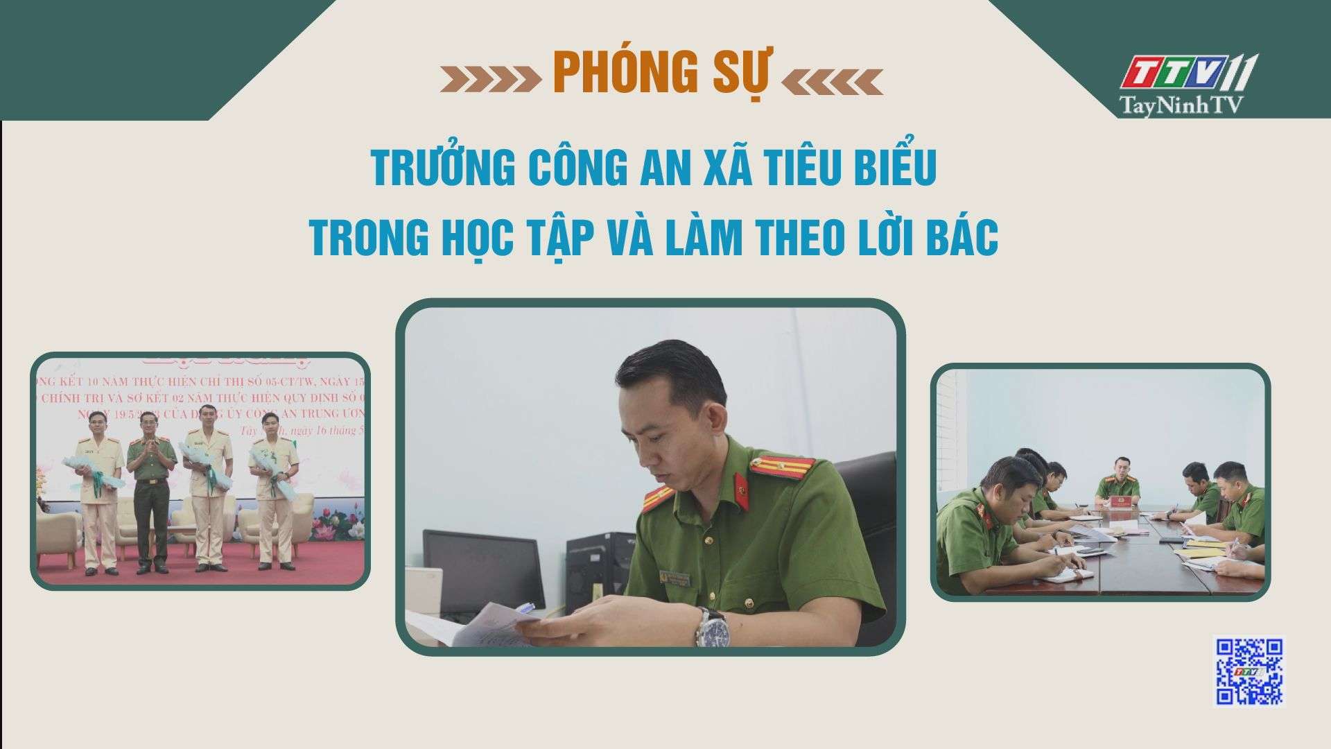 Trưởng Công an xã tiêu biểu trong học tập và làm theo lời Bác | TayNinhTV