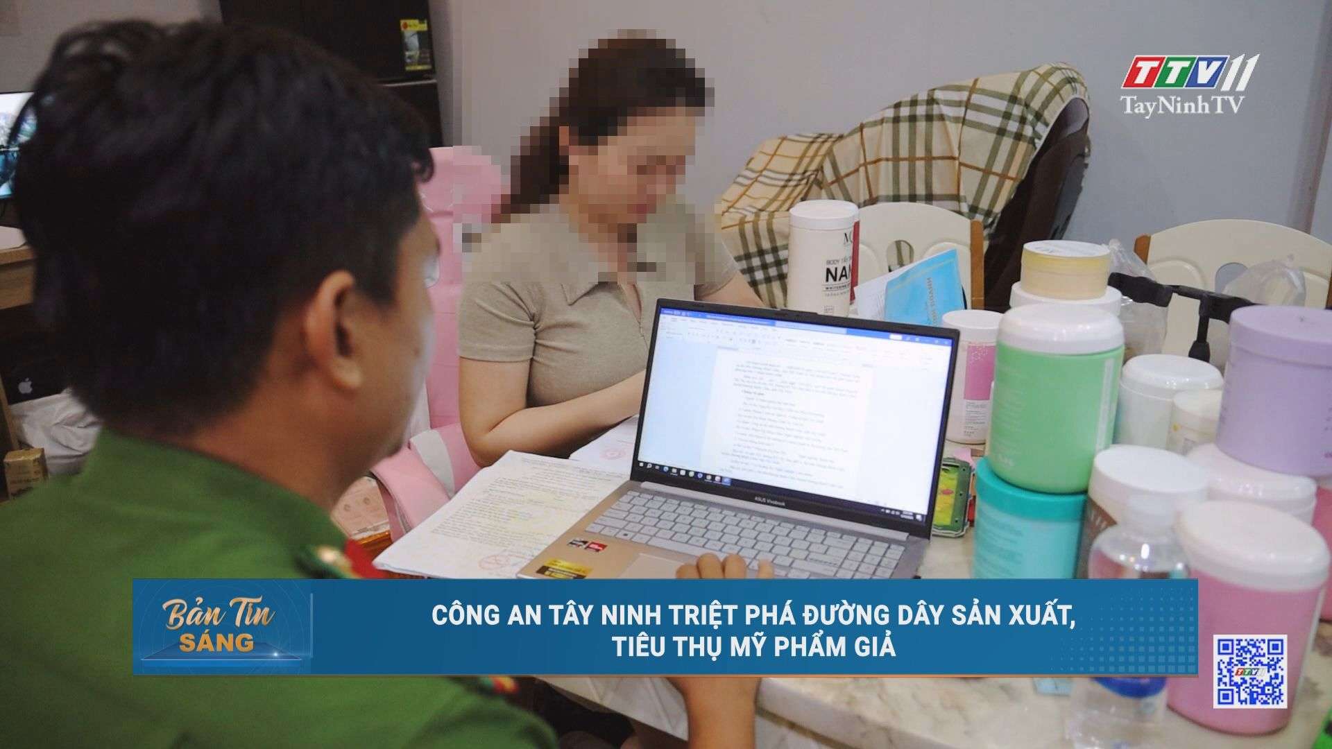 Công an Tây Ninh triệt phá đường dây sản xuất, tiêu thụ mỹ phẩm giả
