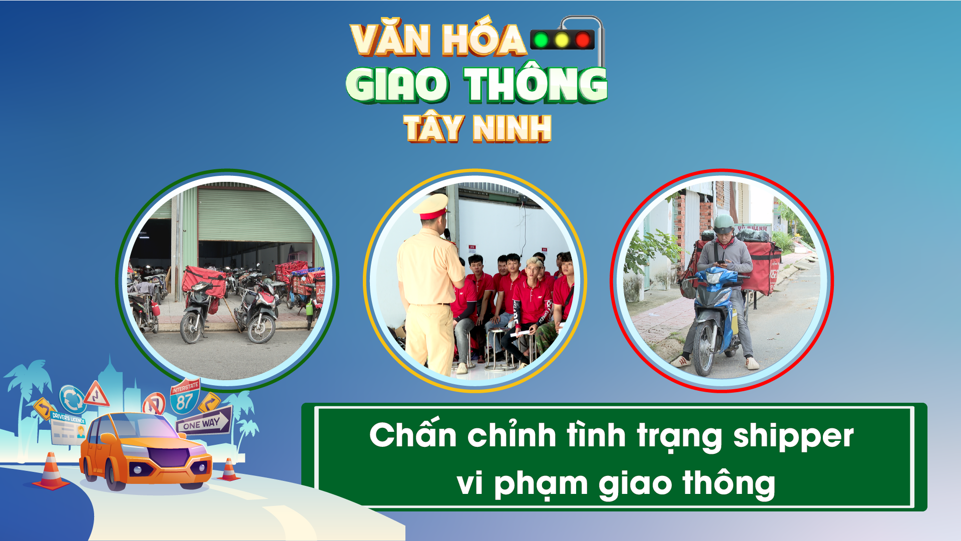 Chấn chỉnh tình trạng shipper vi phạm giao thông | VĂN HÓA GIAO THÔNG