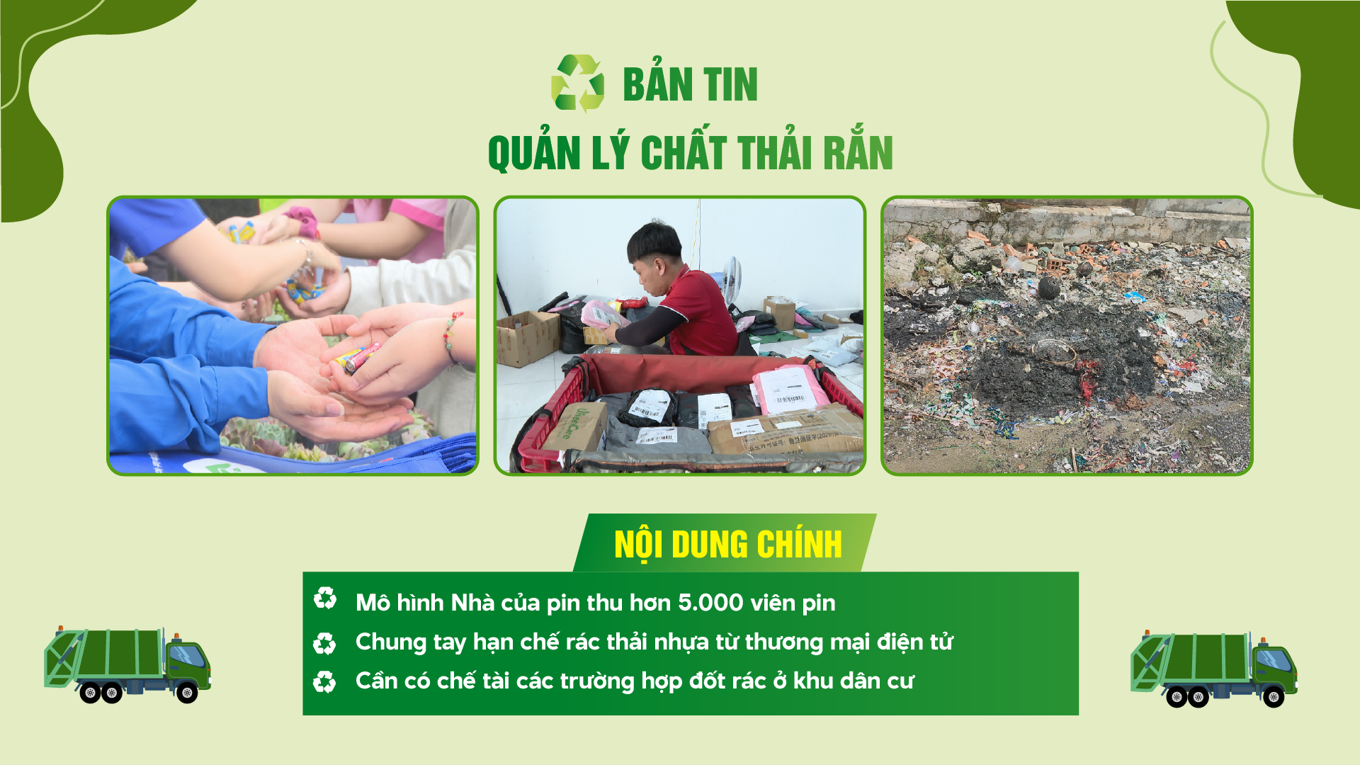 Bản tin quản lý chất thải rắn 18-6-2025