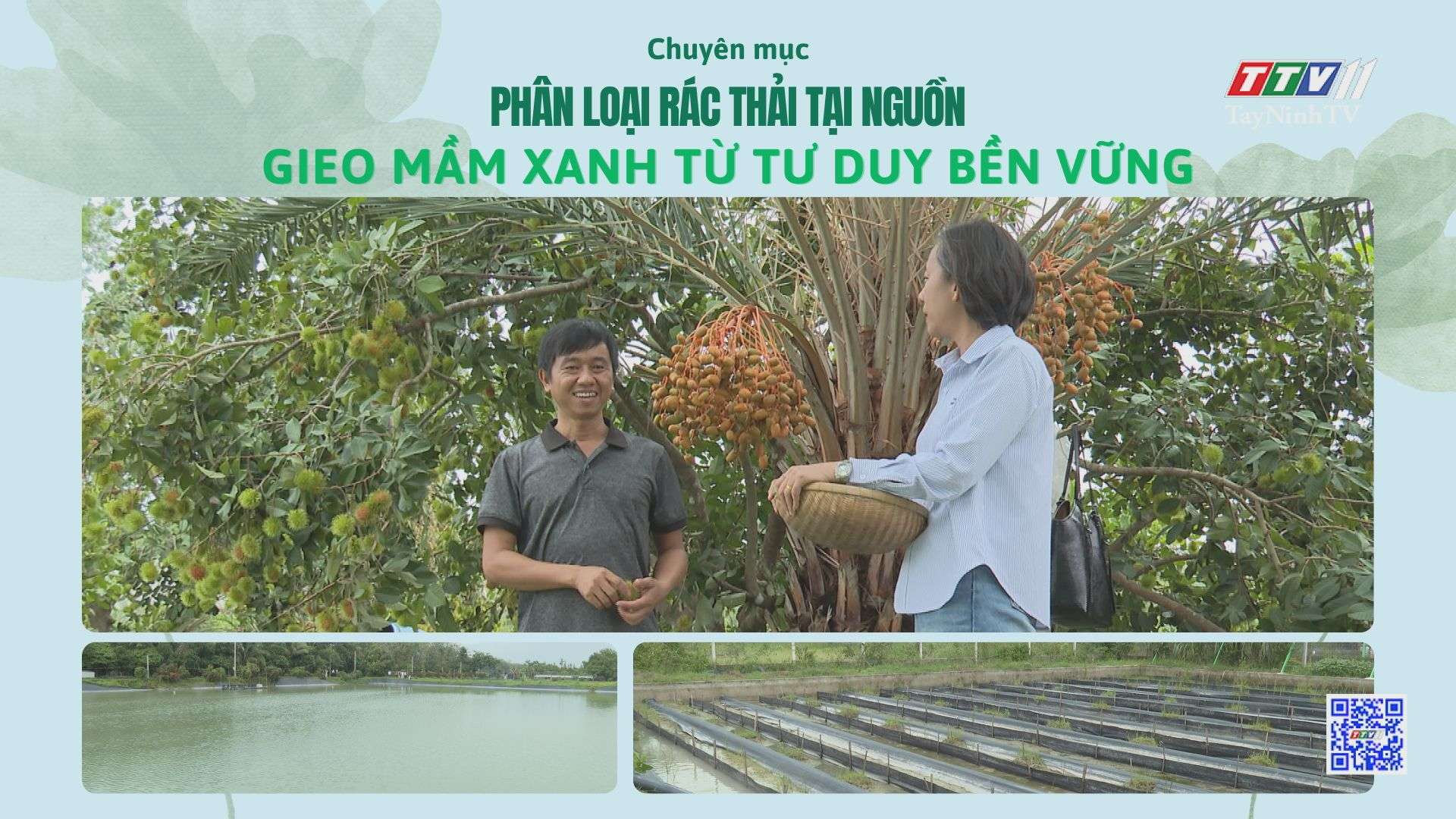 Gieo mầm xanh từ tư duy bền vững | Phân loại rác thải tại nguồn | TayNinhTVToday