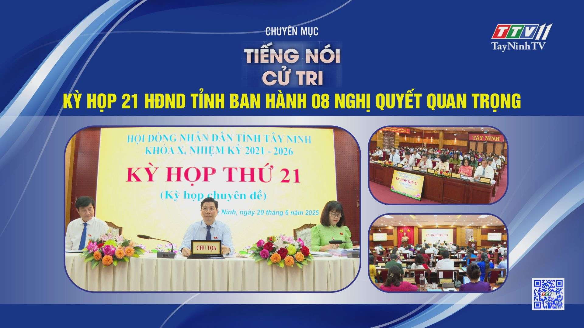 Kỳ họp 21 HDND tỉnh ban hành 08 Nghị quyết quan trọng | Tiếng nói cử tri | TayNinhTV
