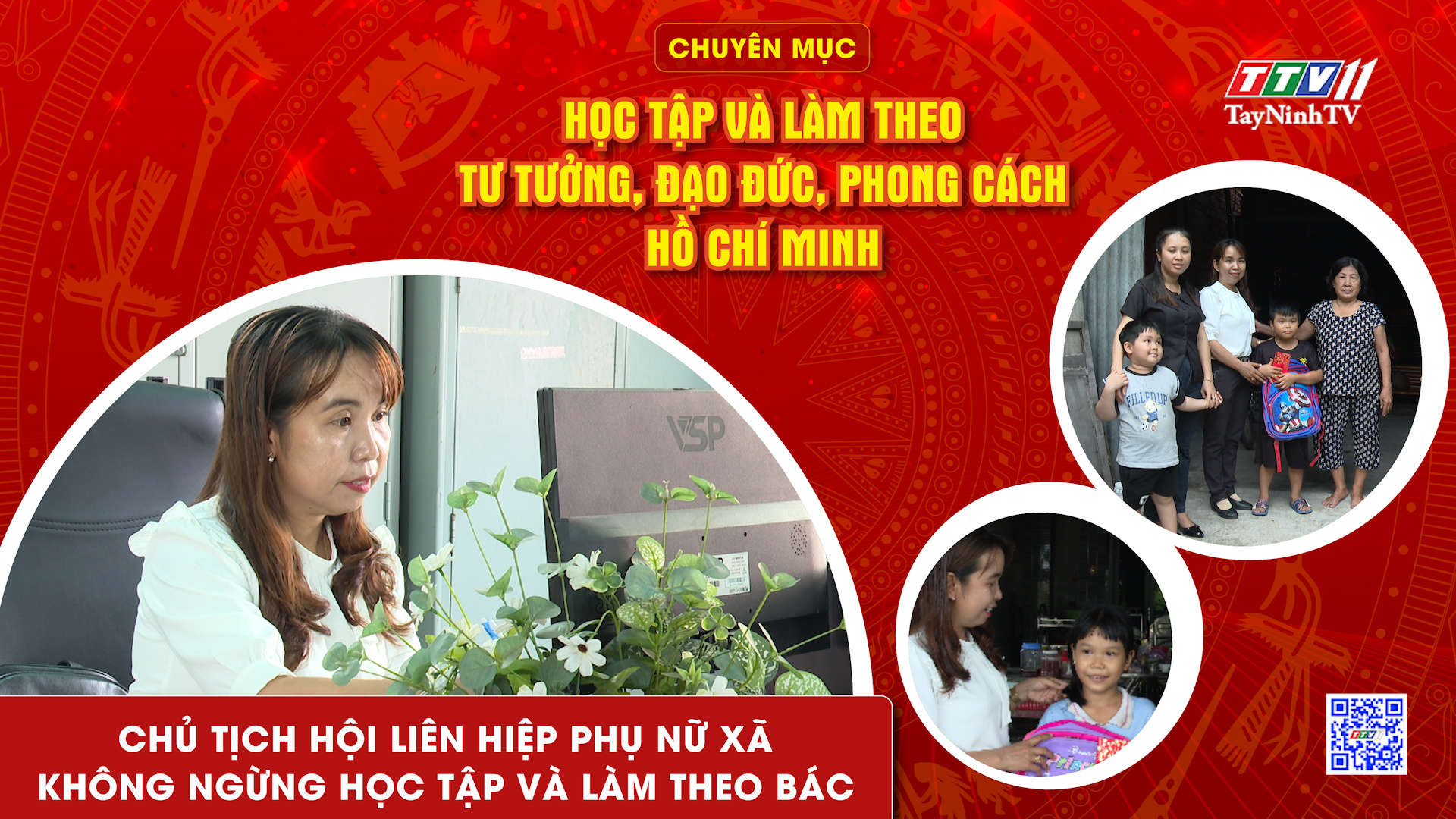 Chủ tịch Hội Liên hiệp Phụ nữ xã không ngừng học tập và làm theo Bác | TayNinhTV