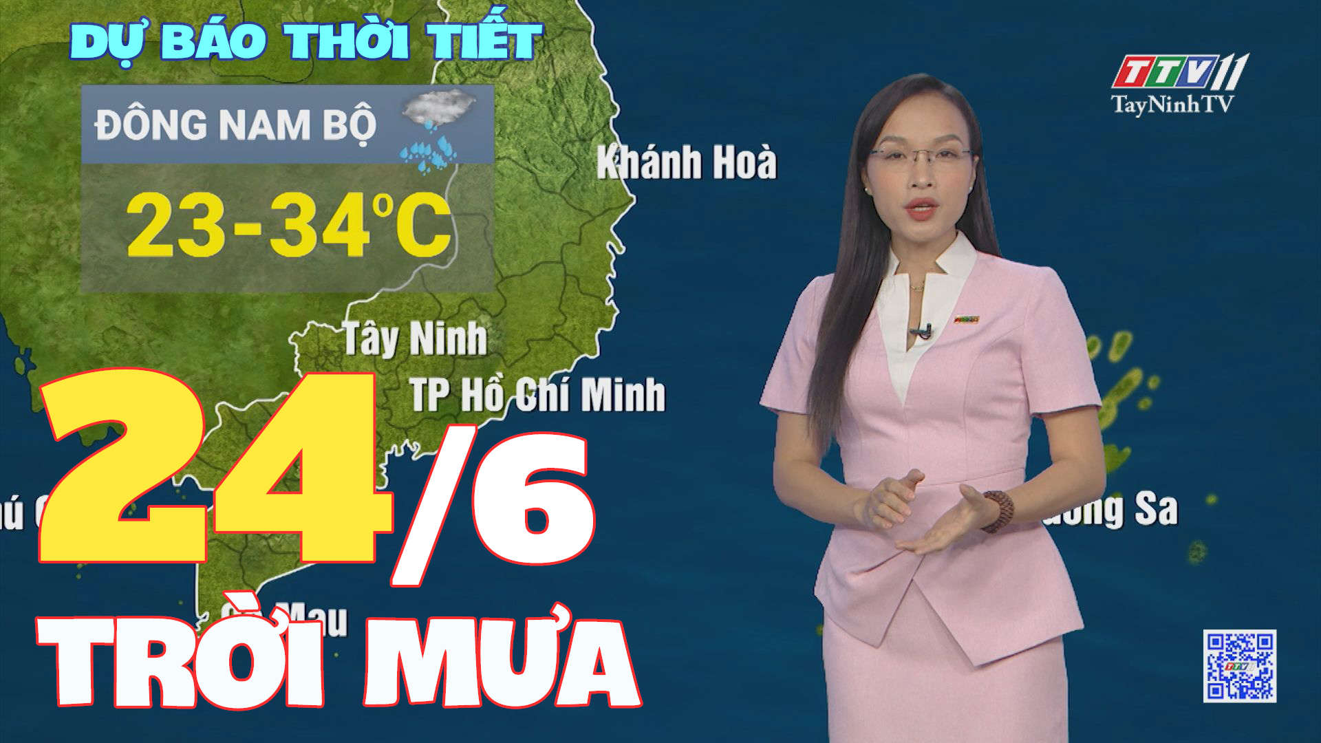 Bản tin thời tiết 24-6-2025