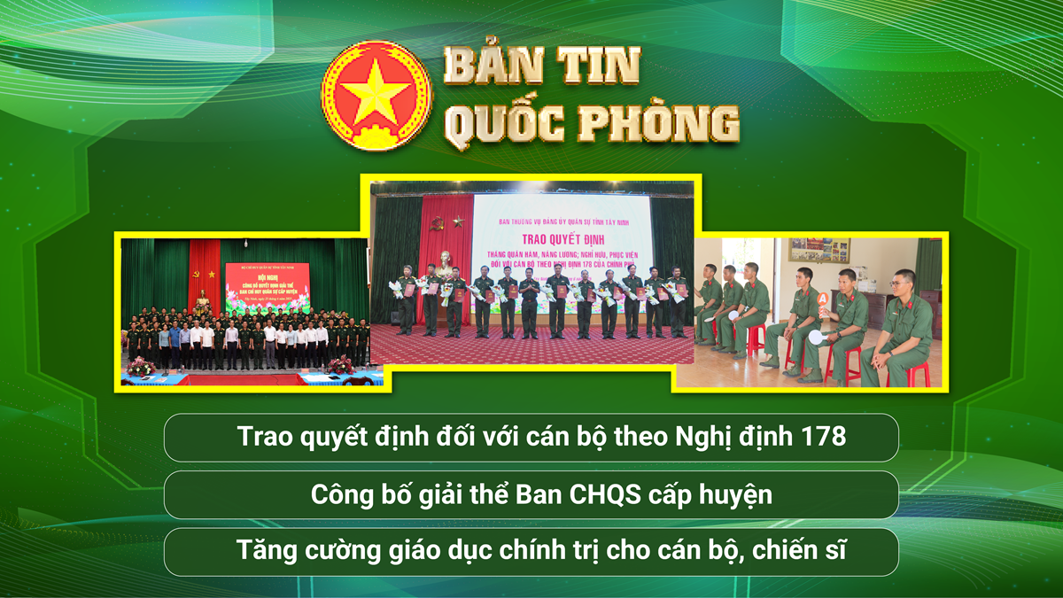 Bản tin quốc phòng 26-6-2025