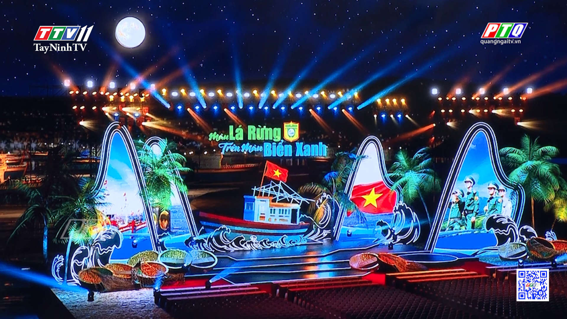 Trực tiếp Chương trình chính luận nghệ thuật "Màu lá rừng trên màu biển xanh" | TayNinhTV