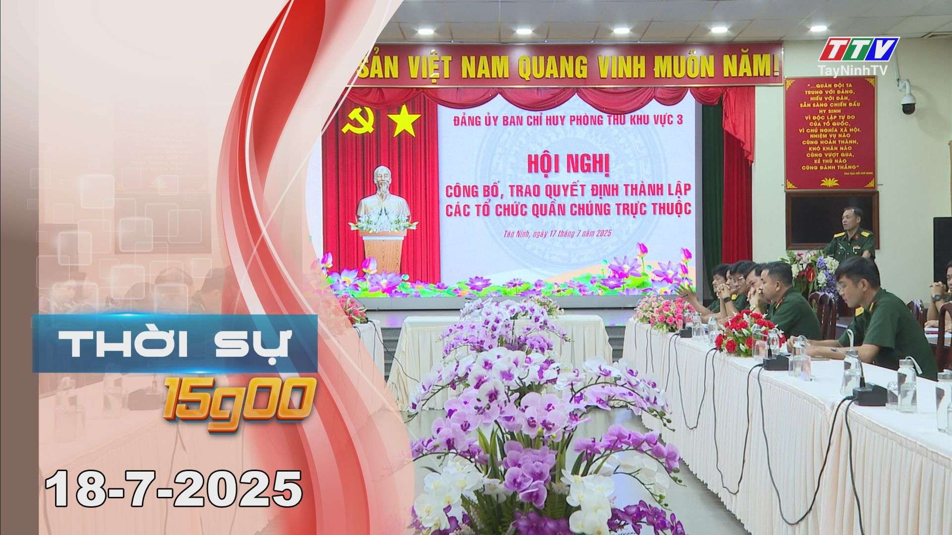 Thời sự 15G00 | 18-7-2025 | Tin tức hôm nay