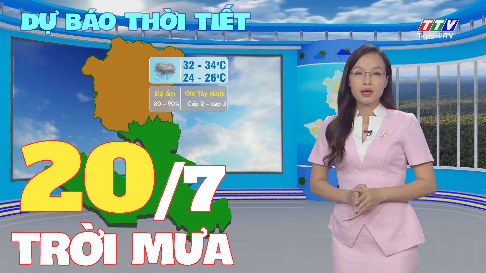 Bản tin thời tiết 20-7-2025