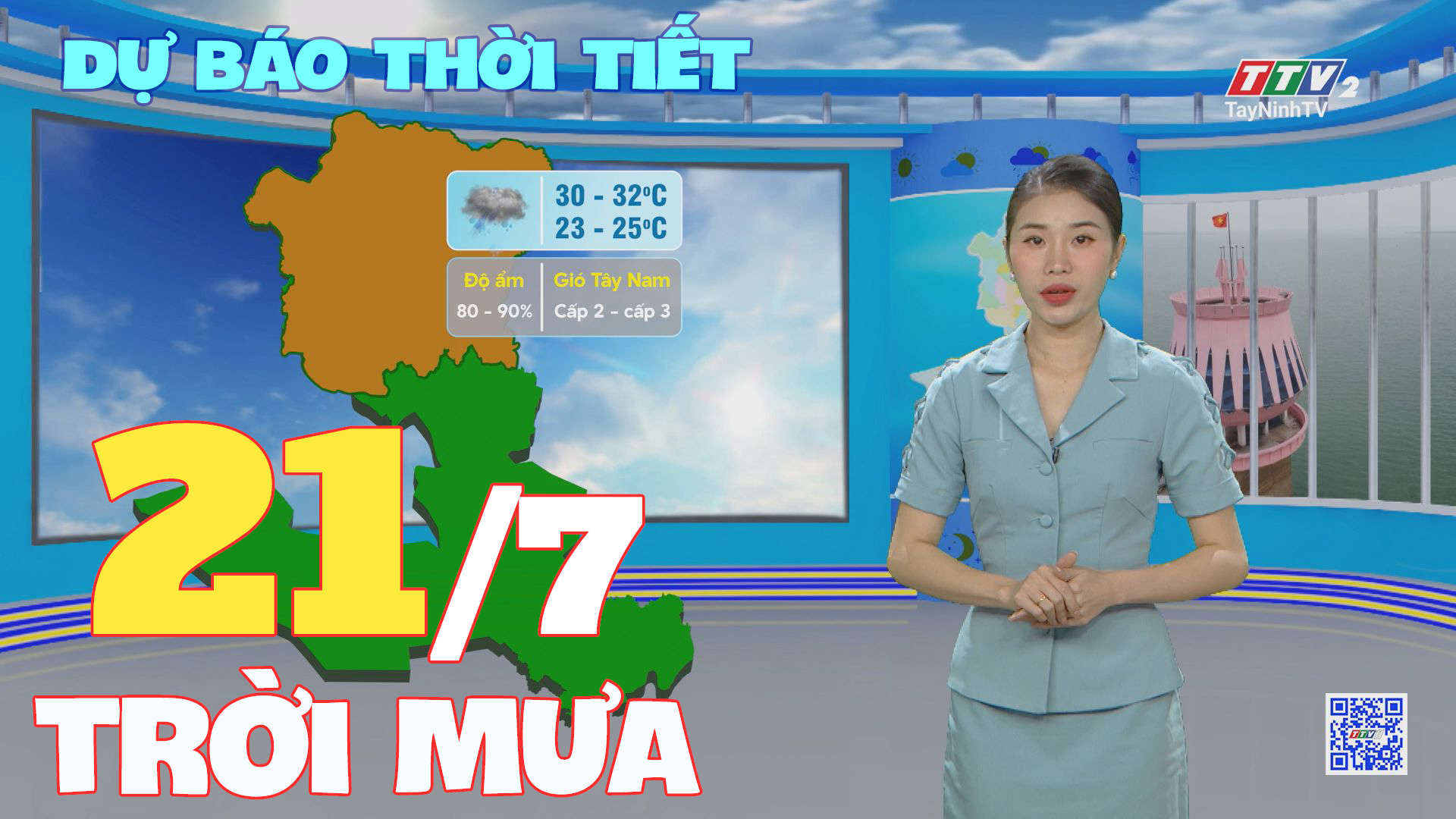 Bản tin thời tiết 21-7-2025