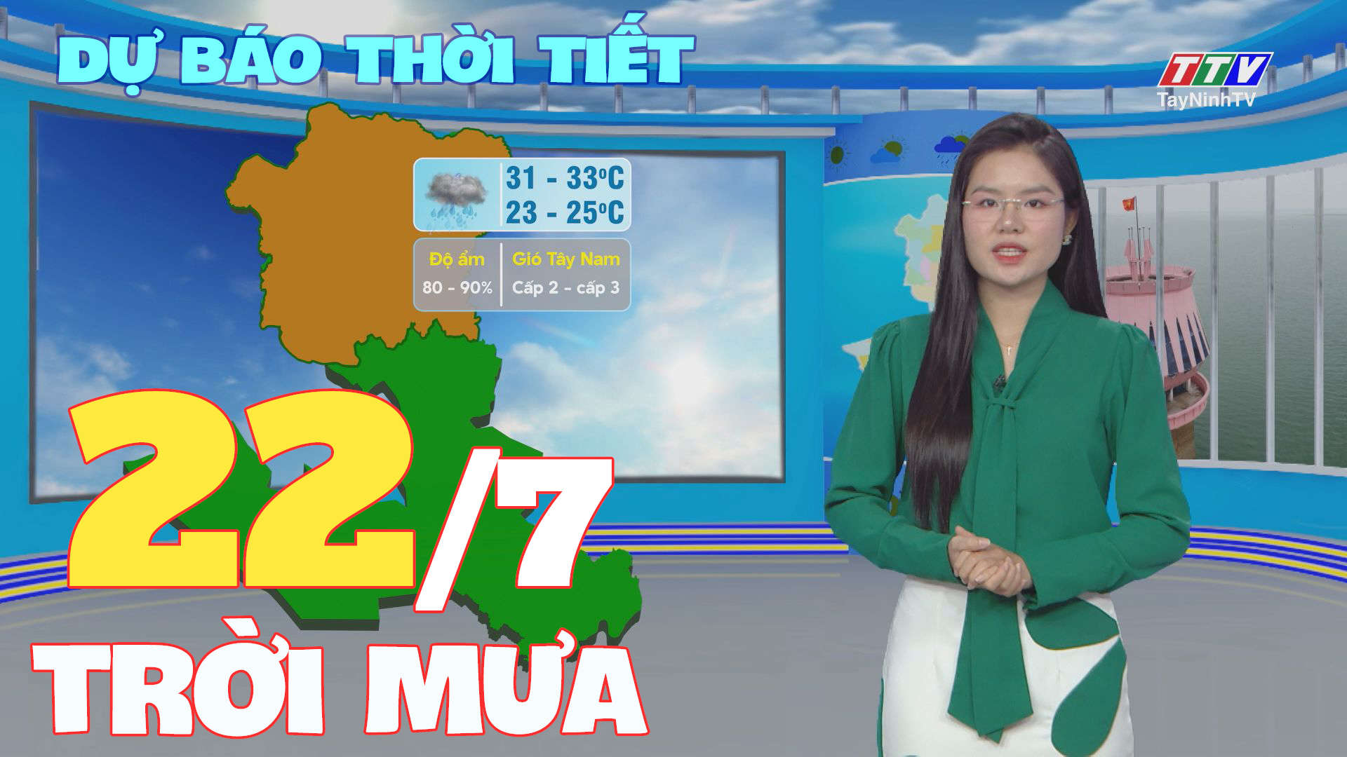 Bản tin thời tiết 22-7-2025